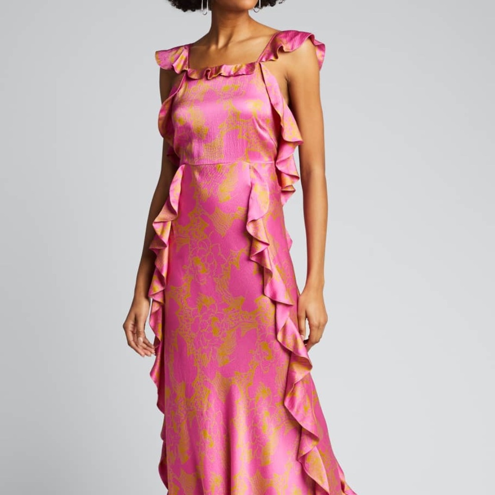 Tanya Taylor Haven Silk printed Maxi Dress